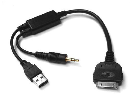 BMW iDrive iPod iPhone adapter cable aux audio input ... rotary wing audio plug wiring 