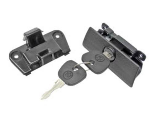 Bmw glove box lock assembly