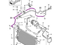 Volvo s80 A/C Line Receiver Drier 2 Evaporator ( BEHR )  
